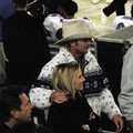 We've seen Alan Jackson around town several times, including here, with wife Denise, at a Tennessee Titans game.