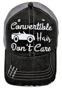 Convertible hair don't care hat - messy hair hat Convertible hair don't care hat - messy hair hat