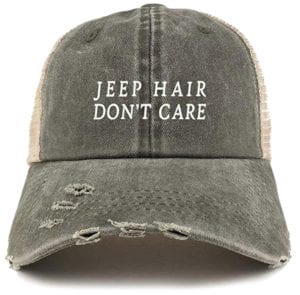 Jeep hair don't care hat - rugged jeep hat