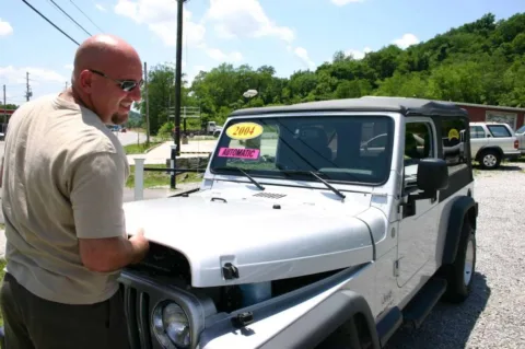 This was the day we bought our used Jeep Wrangler Unlimited.