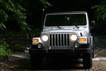 2004 Jeep Wrangler Unlimited head-on...